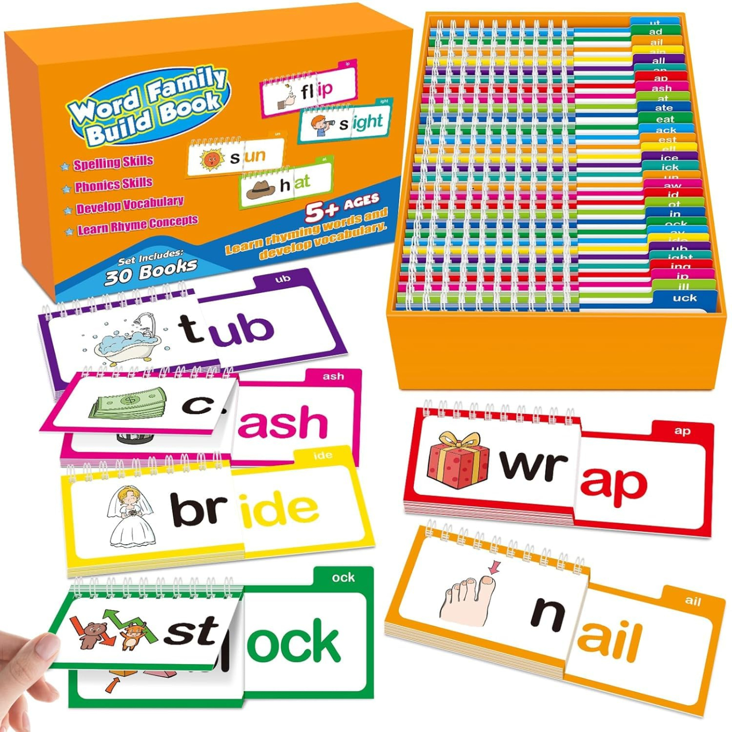 Fun Phonics 30-Flip Books