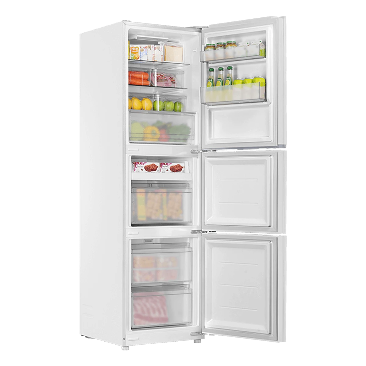 251升風冷變頻三開門冰箱