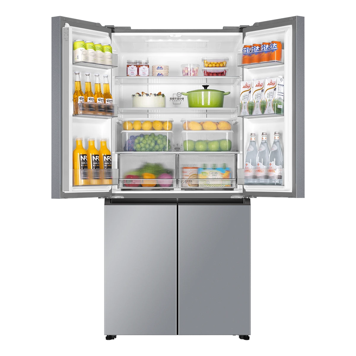 海爾531升風冷變頻十字對開門冰箱