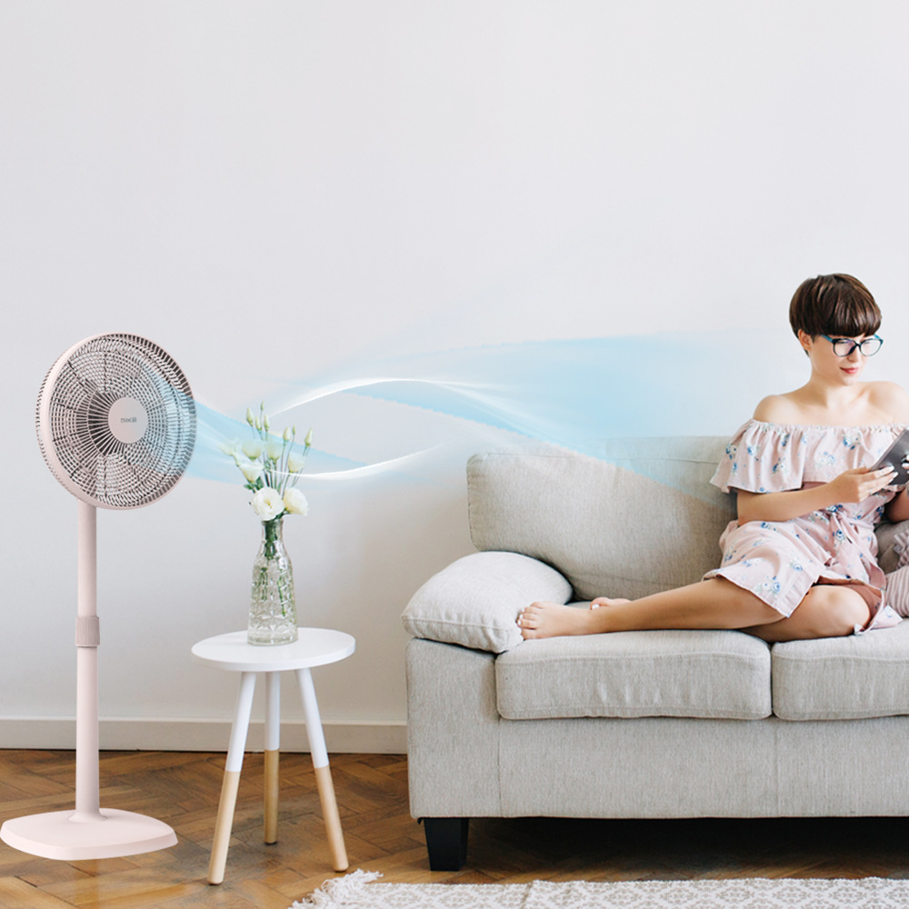 3色可選-14吋遙控擺頭DC智能變頻風扇(HLE100)