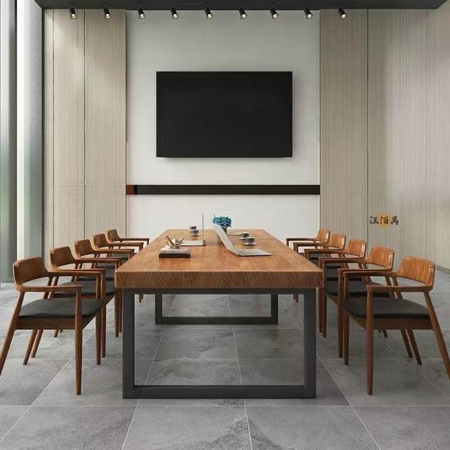 【可定製】 辦公桌 辦公桌椅 實木辦公桌 會議桌 支持訂製 長條桌 泡茶桌 會議長桌 書桌椅 老闆辦公桌 原木桌