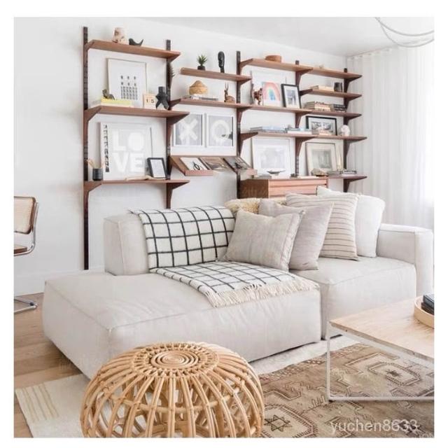 【可訂製】 北歐簡約現代三人沙髮意式輕奢網紅客廳四人位模塊小戶型創意沙髮雙人沙發 三人沙發 小傢庭沙發 科技佈