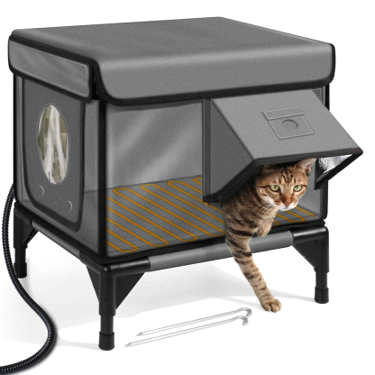 Klynn Heated Outdoor Cat House