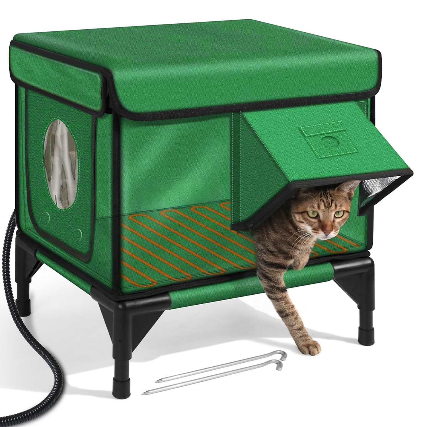 Klynn Heated Outdoor Cat House