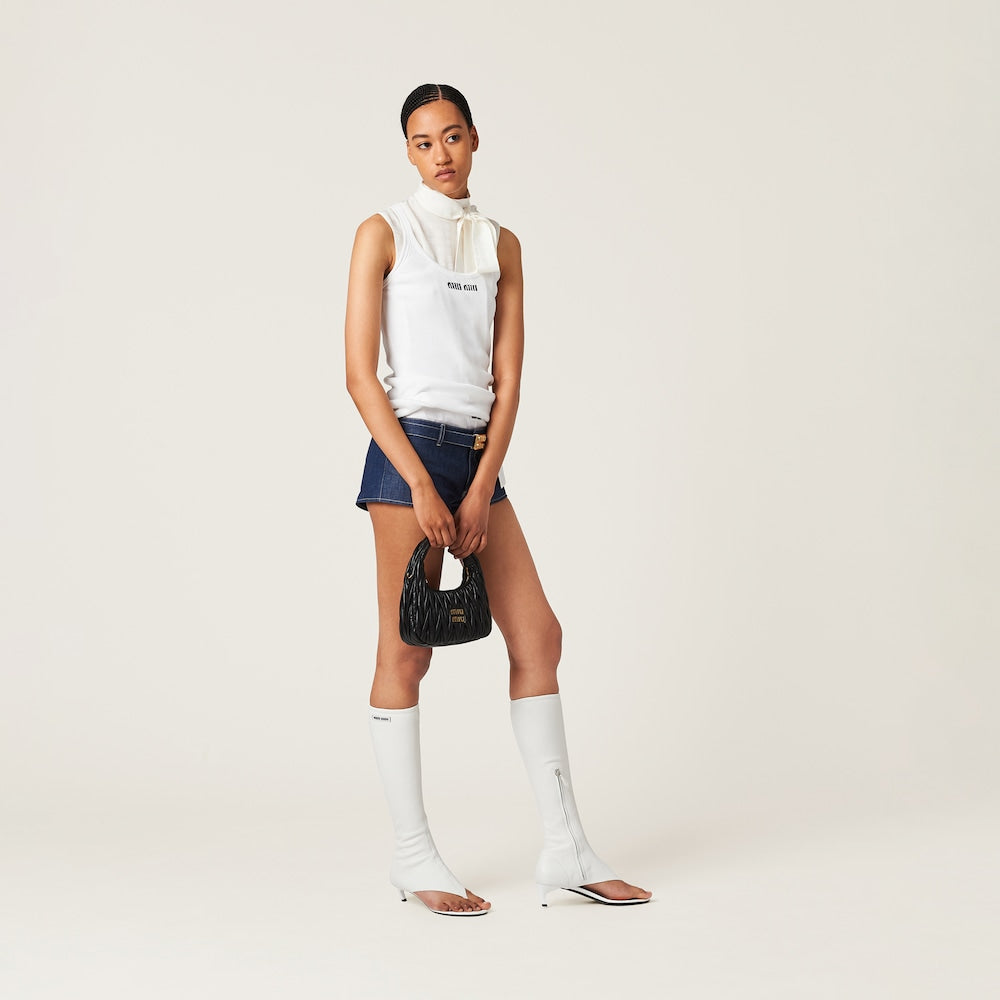 THEMALLワンダー マテラッセレザー ホーボーバッグ