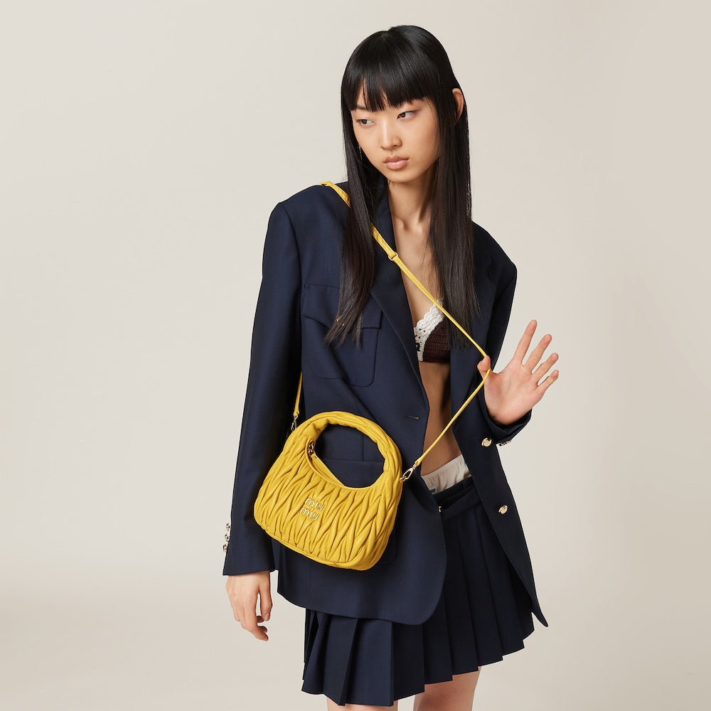 THEMALLワンダー マテラッセレザー ホーボーバッグ