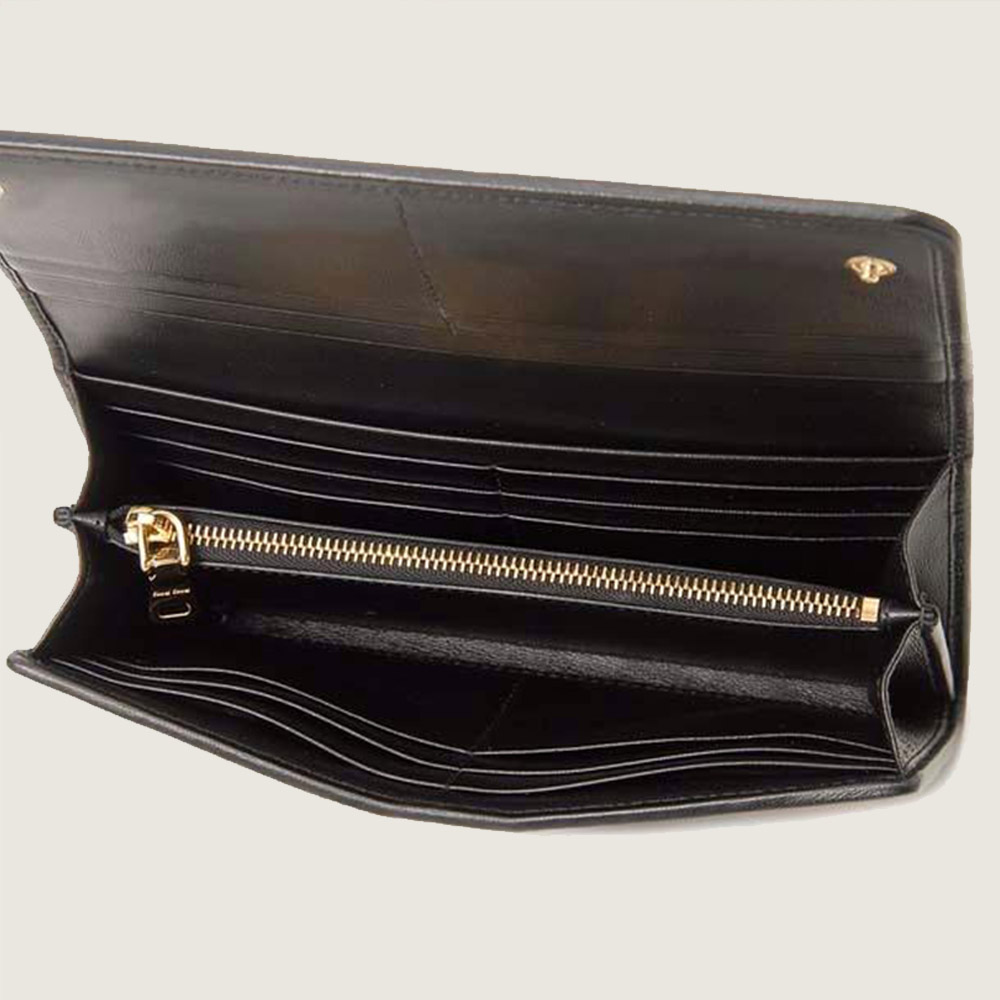 レディース ブラック 長財布