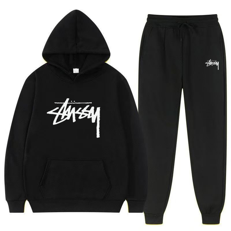 2025 STUSSY casual 2-piece set 【top + pants】（ユニセックス）