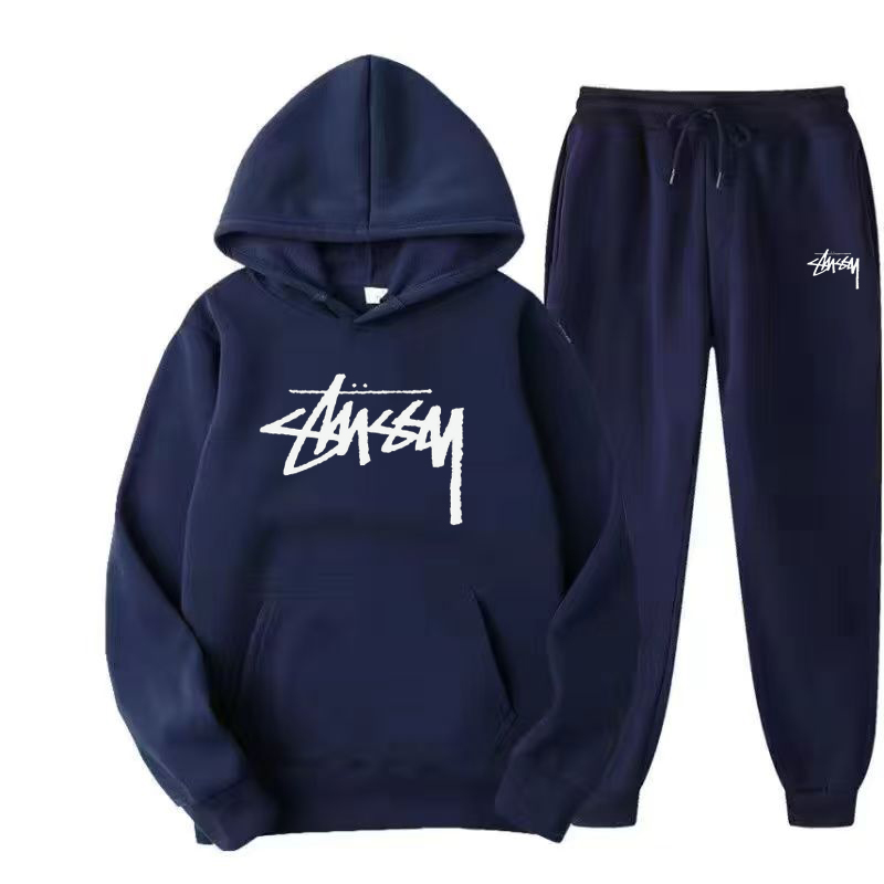 2025 STUSSY casual 2-piece set 【top + pants】（ユニセックス）