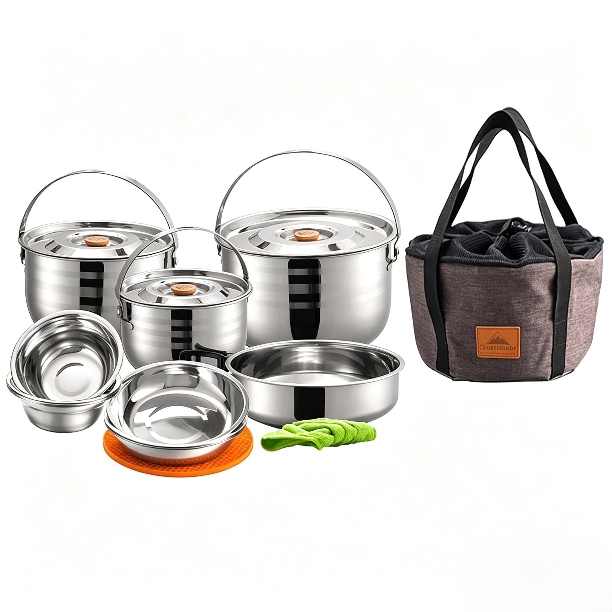 MC-210 Stainless Steel Cookware Set