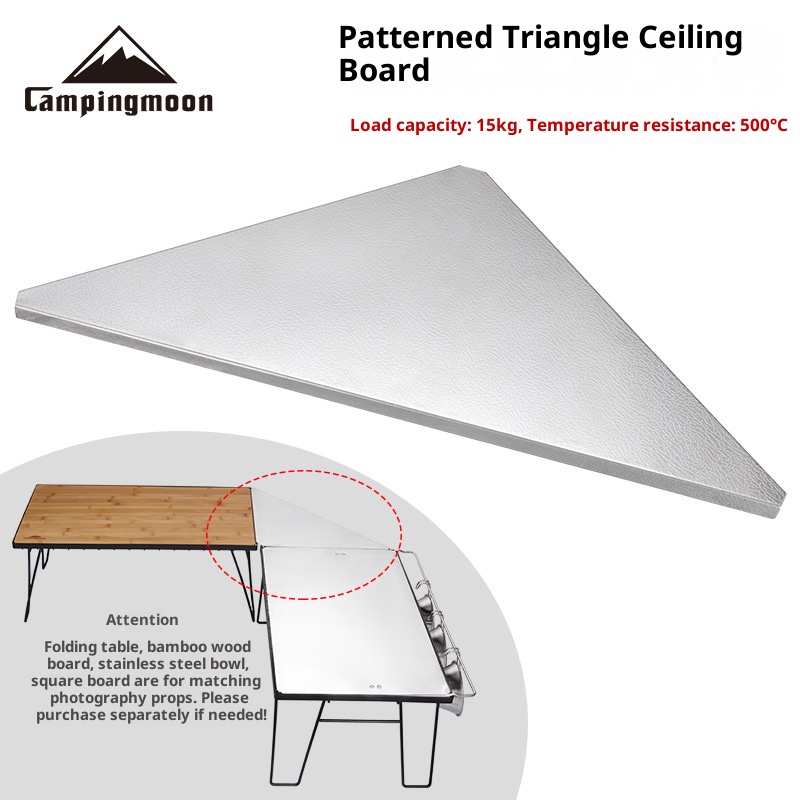T-2306 Stainless Steel Patterned Triangular Top Plate