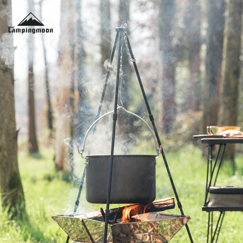 Large Capacity Aluminum Alloy Camping Hanging Pot