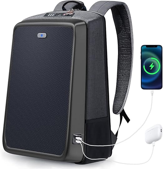 Laptop solar backpack