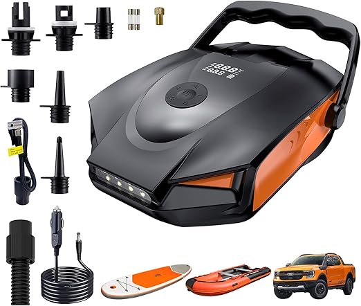 Outdoor portable inflatable pump