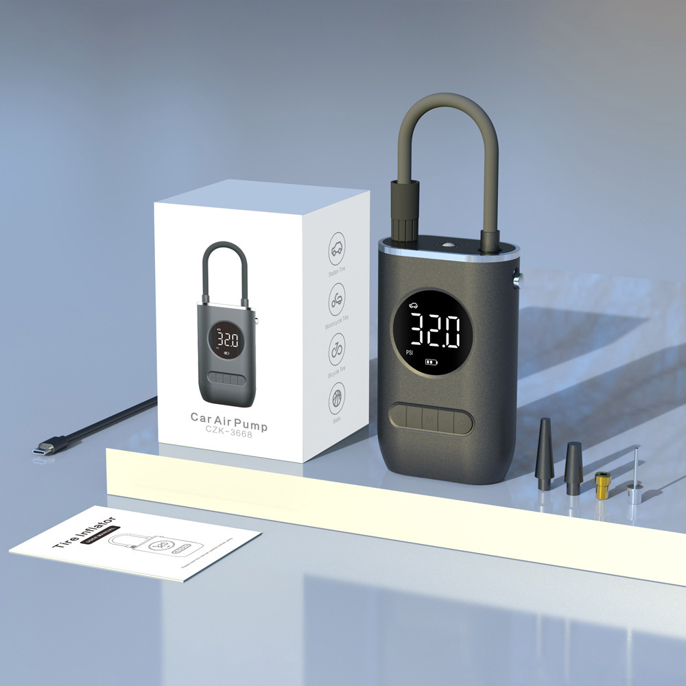 Wireless mini inflatable pump