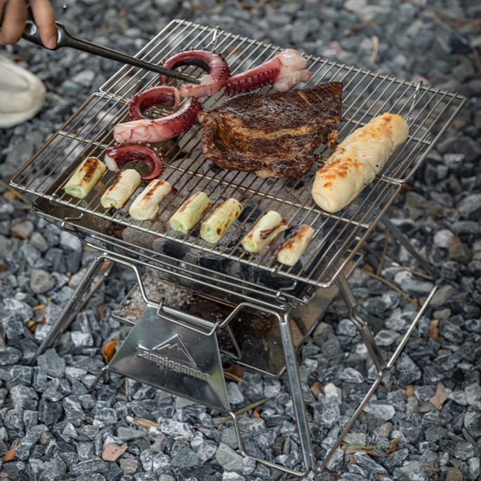 OutGearPro-MT-2 Multi-Function Windproof Camping Barbecue Grill