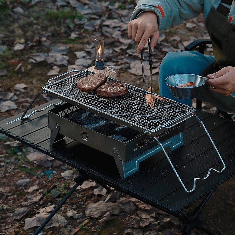 OutGearPro-[MSW-1015] Medium Size Extended Stove Rack with Grill Net