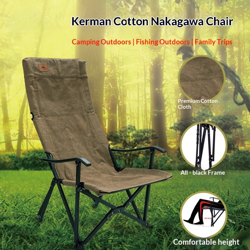 OutGearPro-F-1002 Wear-resistant Cotton Canvas Folding Chair