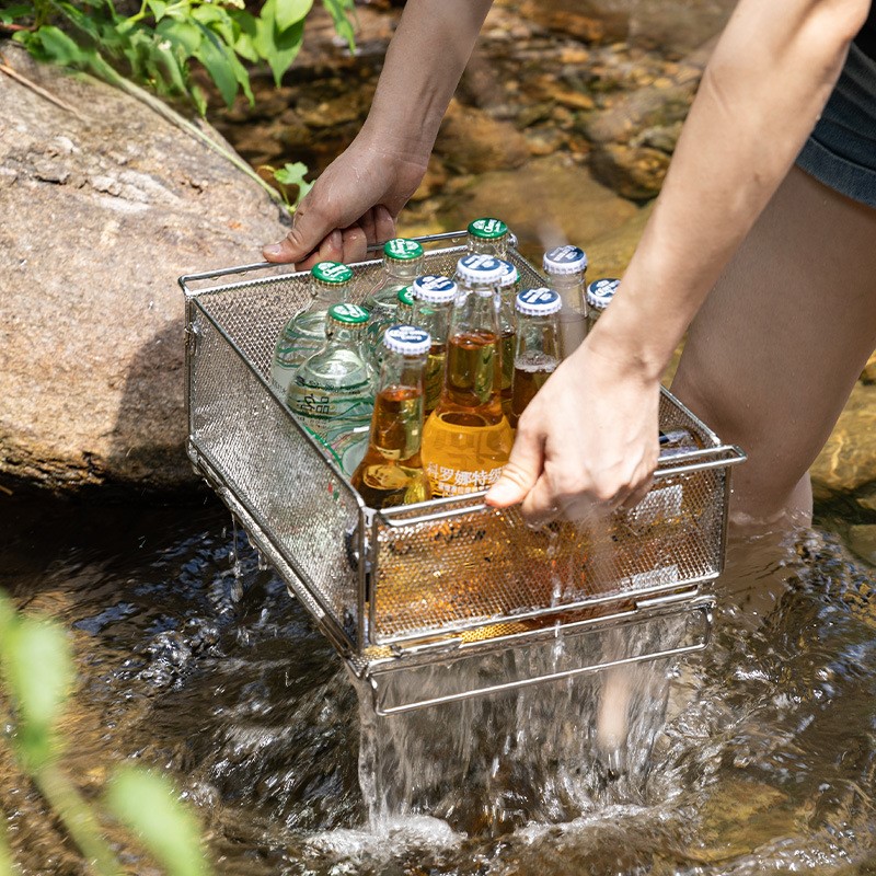OutGearPro-CK-24 Outdoor IGT Table 1-Unit Combination Multifunctional Drain Basket