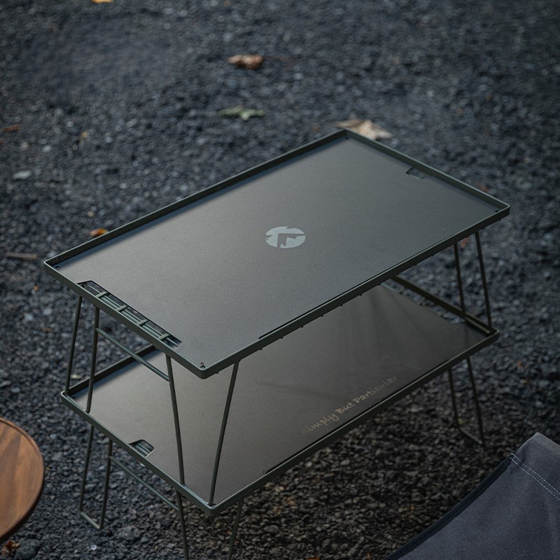 OutGearPro-T-2308 Thickened Aluminum Alloy Frosted Top Plate