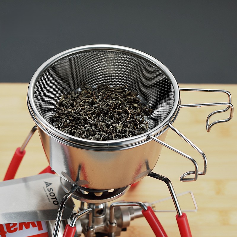OutGearPro-S213 Stainless Steel Strainer for Outdoor Camping