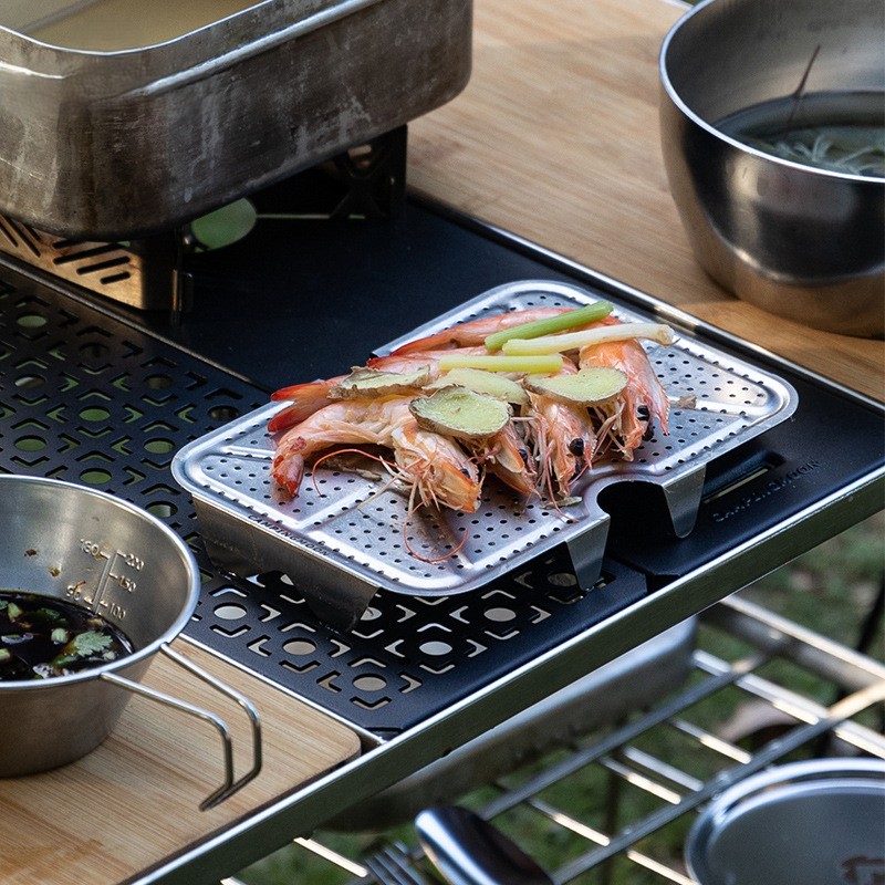 OutGearPro-Outdoor Camping Lunch Box Bottom Grid