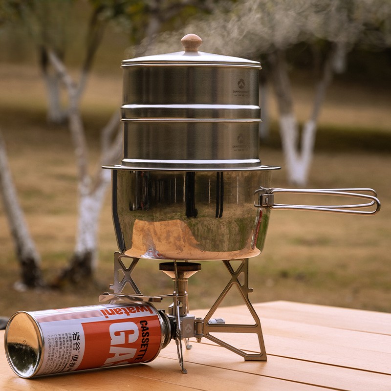 OutGearPro-S363 Medium Multi-layer Steamer Base Set