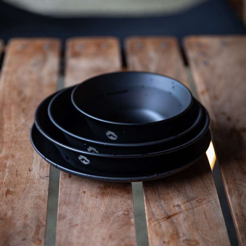 OutGearPro-BKS395 Blackened Titanium-Plated Stainless Steel Plate