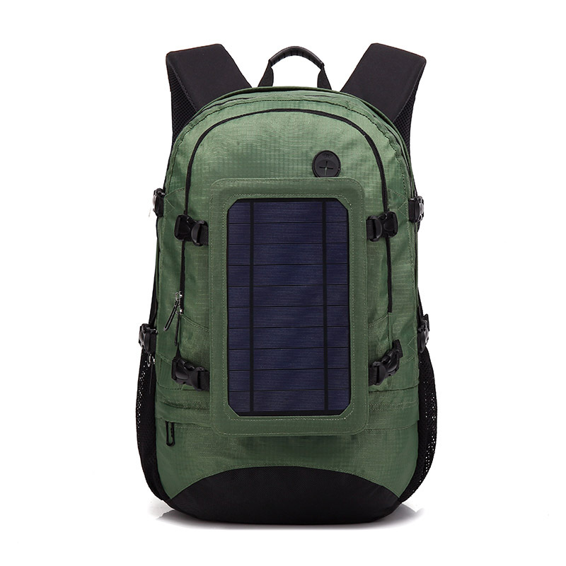 6.5W solar-powered emergency charging backpack