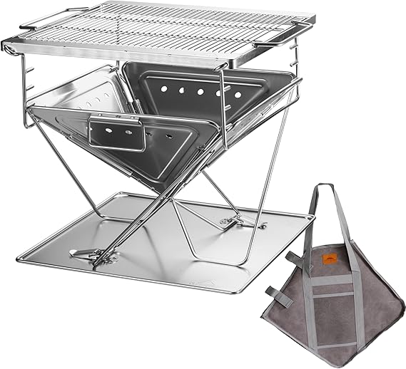 MT outdoor camping equipment-Firepit BBQ grill