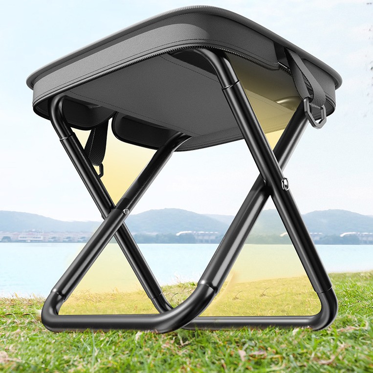 Outdoor camping and hiking handheld portable stool