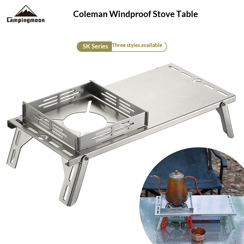 SK-310 Outdoor Stainless Steel Folding Table for Solo Use