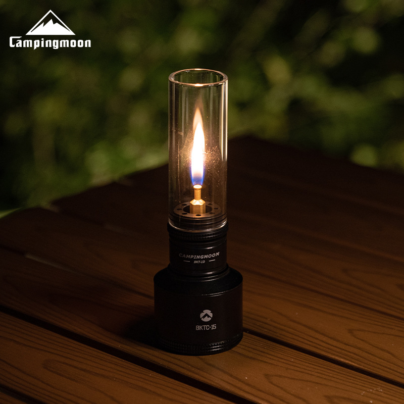 T-1D Wickless Outdoor Camping Straight Cylinder Candle Light