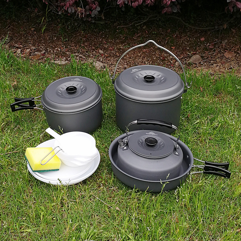 MC-700 Camping Cookware Set for 7-8 Persons