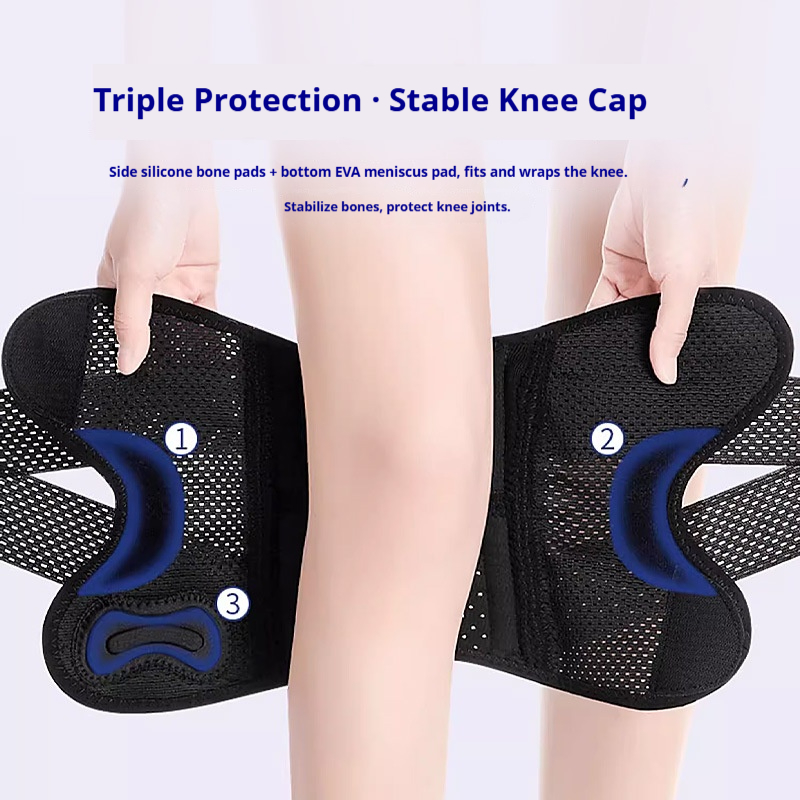 Special knee pad for outdoor hiking and meniscus injury