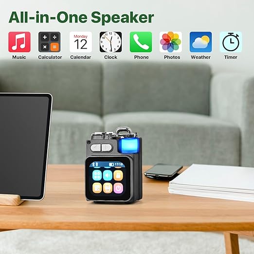 Mini Smart Screen Bluetooth Speaker DK08