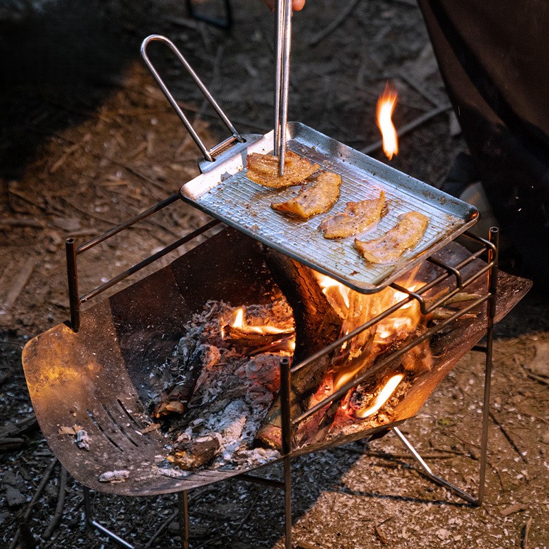 OutGearPro-SOLO-A4 outdoor portable folding fire pit