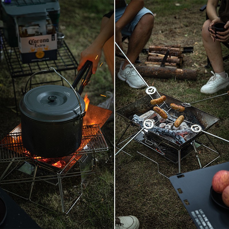 OutGearPro-MT-2 Multi-Function Windproof Camping Barbecue Grill
