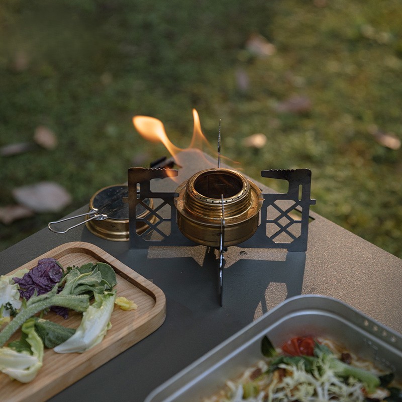 OutGearPro-AS-1 Brass Alcohol Stove