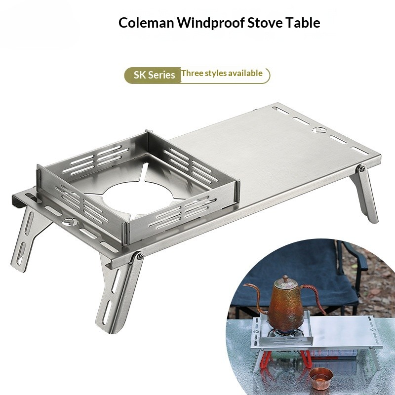 OutGearPro-SK-310 Outdoor Stainless Steel Folding Table for Solo Use