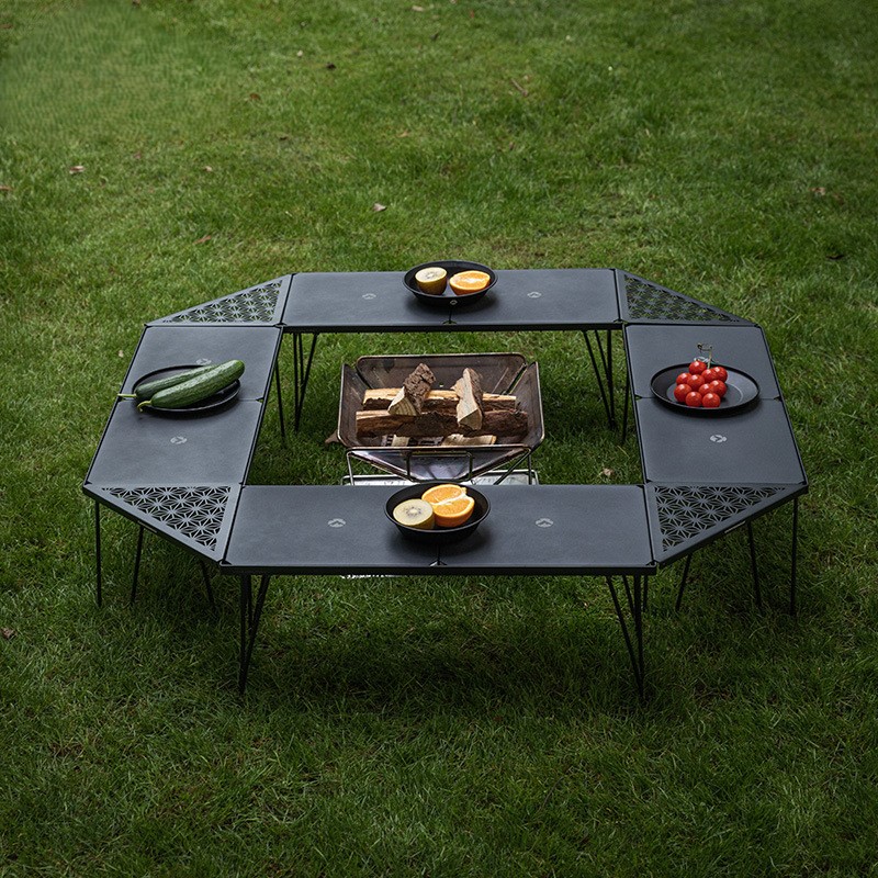 OutGearPro-T-229 Series Aluminum Alloy Hollow Portable Camping Table Board