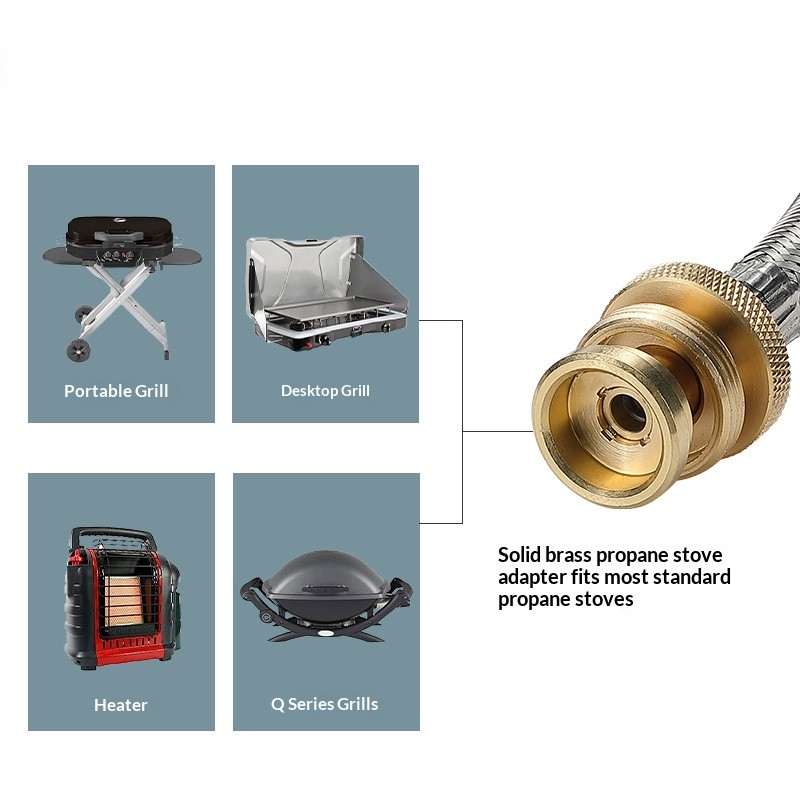 OutGearPro-PZ-105 Propane Stove to QCC Extension Tube