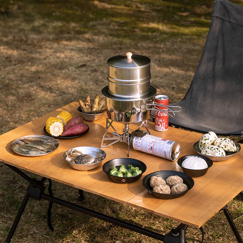 OutGearPro-S363 Medium Multi-layer Steamer Base Set