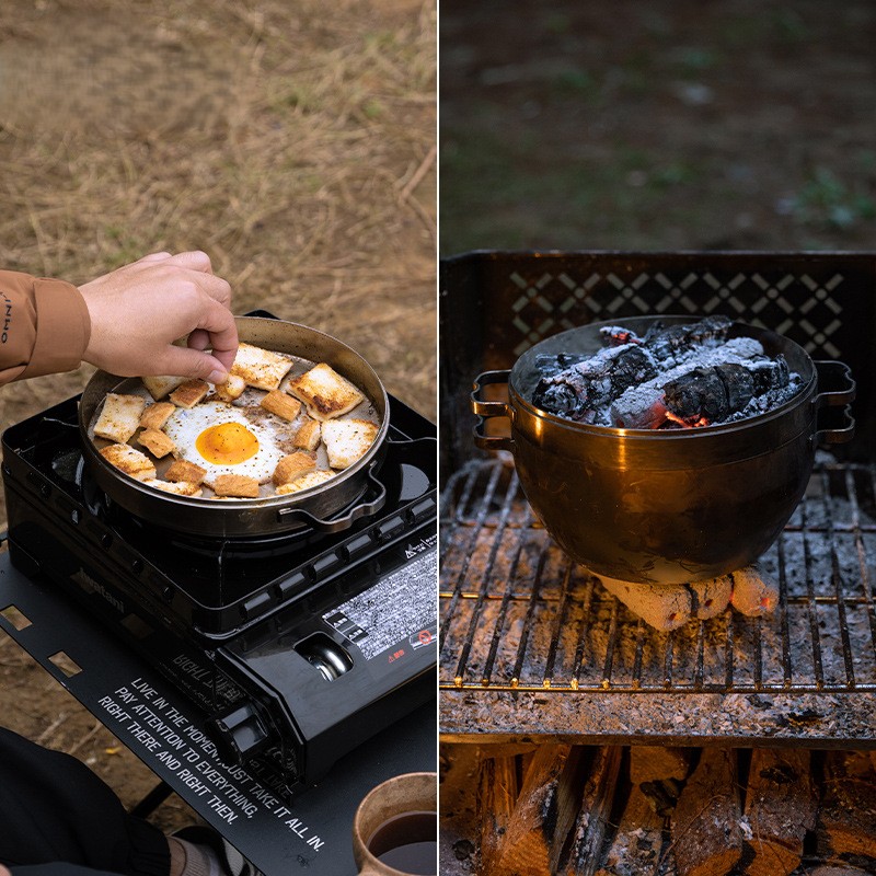 OutGearPro-DO-25 Thickened Stainless Steel Dutch Oven