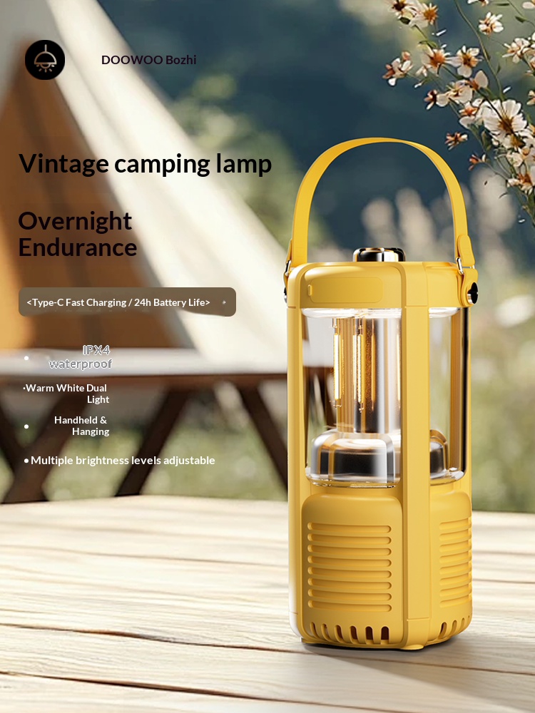 High-value appearance camping Bluetooth speaker with pulsating lights