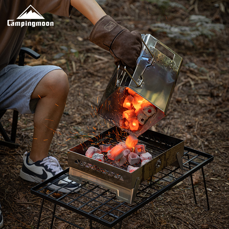 MT-Stainless Steel Folding Firewood Stove