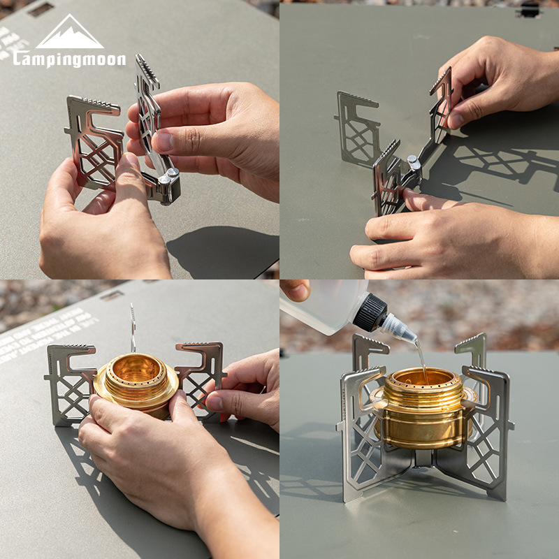 AS-1 Brass Alcohol Stove
