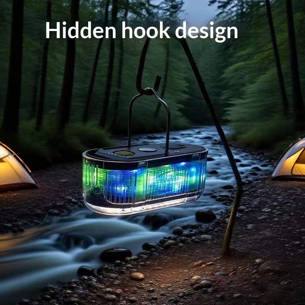 Outdoor camping long-lasting tape measure with ambient light