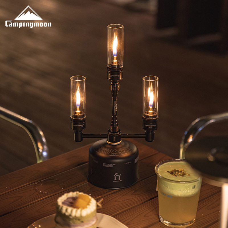 T-1D Wickless Outdoor Camping Straight Cylinder Candle Light
