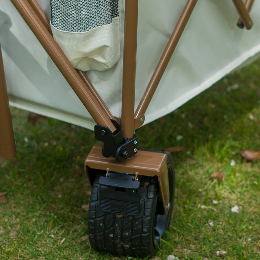 Outdoor portable folding camping car